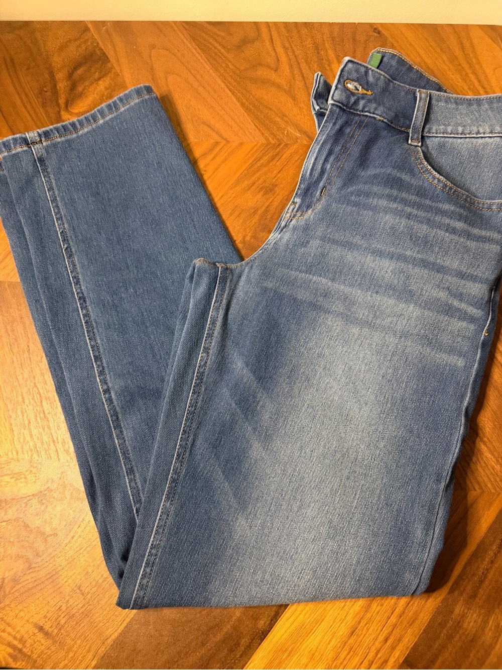 HALARA women’s Medium Blue Straight-Leg Jeans